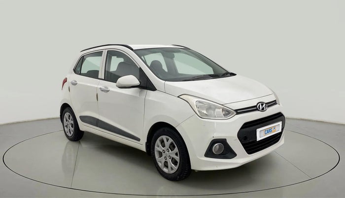 2015 Hyundai Grand i10 SPORTZ 1.2 KAPPA VTVT, Petrol, Manual, 49,770 km, Right Front Diagonal