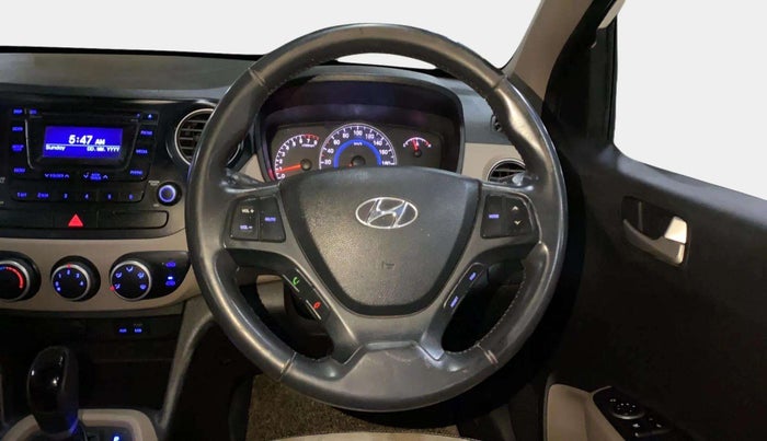 2015 Hyundai Grand i10 ASTA AT 1.2 KAPPA VTVT, Petrol, Automatic, 63,562 km, Steering Wheel Close Up