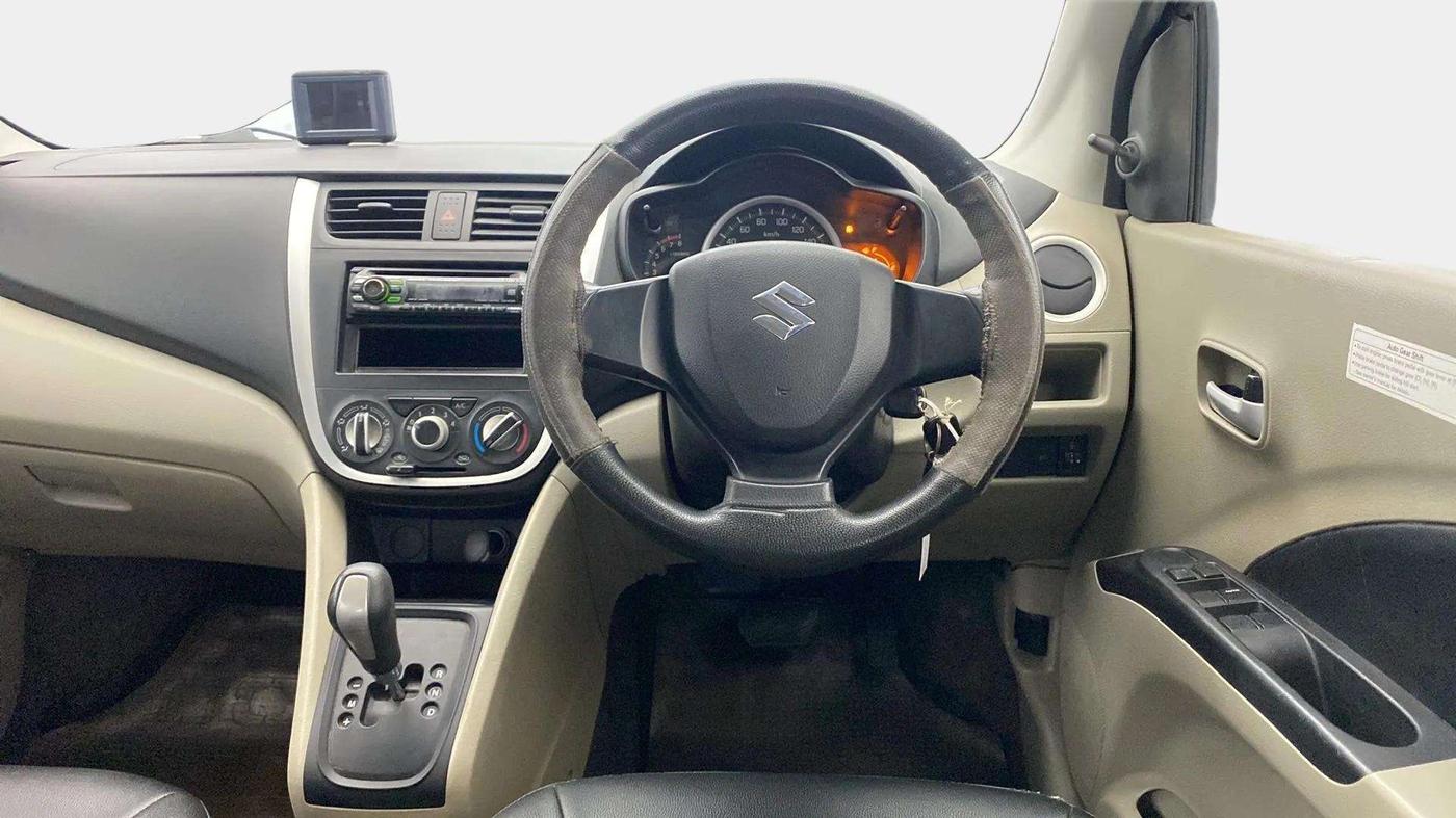 2014 Maruti Celerio VXI AMT, Petrol, Automatic, 33,079 km, Steering Wheel Close Up