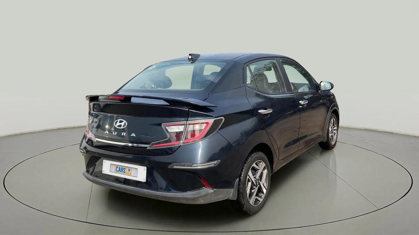 2023 Hyundai AURA SX 1.2 CNG, CNG, Manual, 32,076 km, Right Back Diagonal