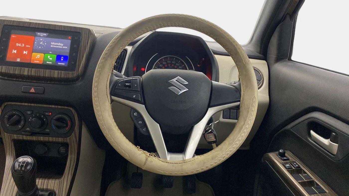 2019 Maruti New Wagon-R ZXI 1.2, Petrol, Manual, 22,594 km, Steering Wheel Close Up