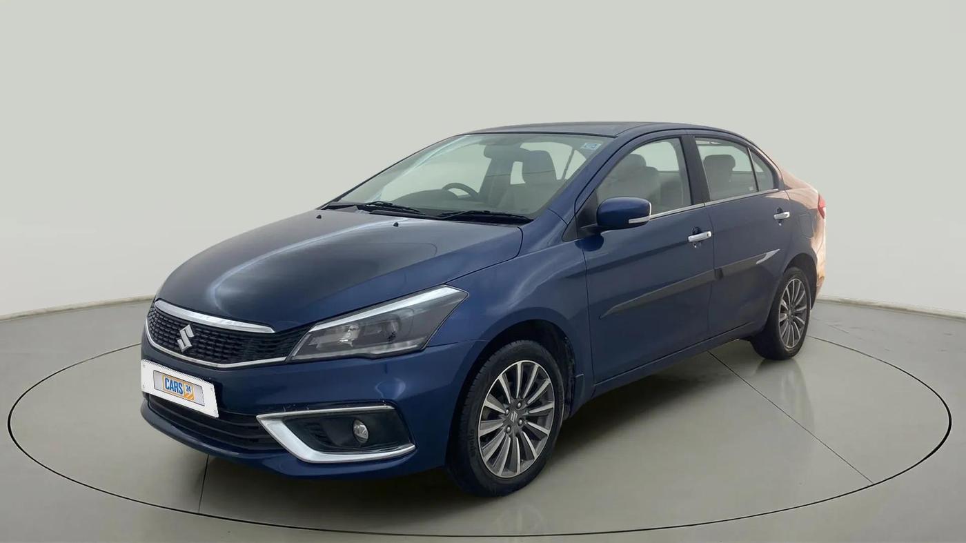 2021 Maruti Ciaz ALPHA  AT 1.5 SHVS PETROL, Petrol, Automatic, 38,539 km, Left Front Diagonal