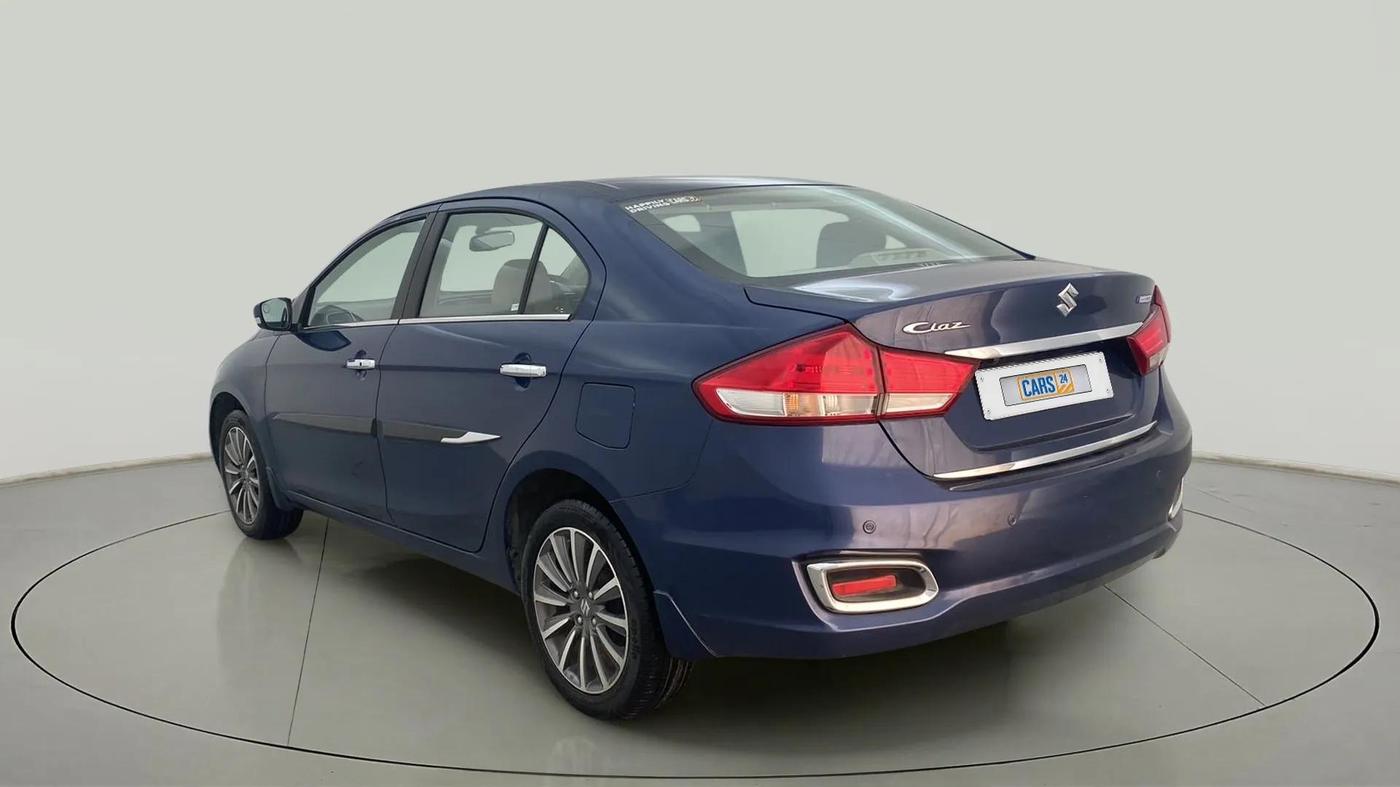 2021 Maruti Ciaz ALPHA  AT 1.5 SHVS PETROL, Petrol, Automatic, 38,539 km, Left Back Diagonal