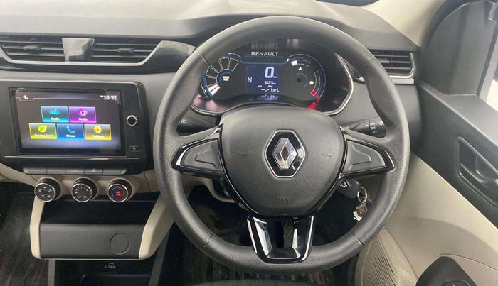 2020 Renault TRIBER RXT AMT, Petrol, Automatic, 3,621 km, Steering Wheel Close Up