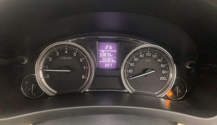 2017 Maruti Ciaz ALPHA 1.4 PETROL, Petrol, Manual, 55,407 km, Odometer Image