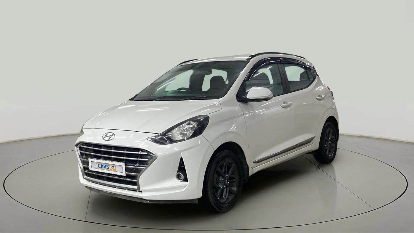 2020 Hyundai GRAND I10 NIOS SPORTZ 1.2 KAPPA VTVT DUAL TONE, Petrol, Manual, 45,075 km, Left Front Diagonal