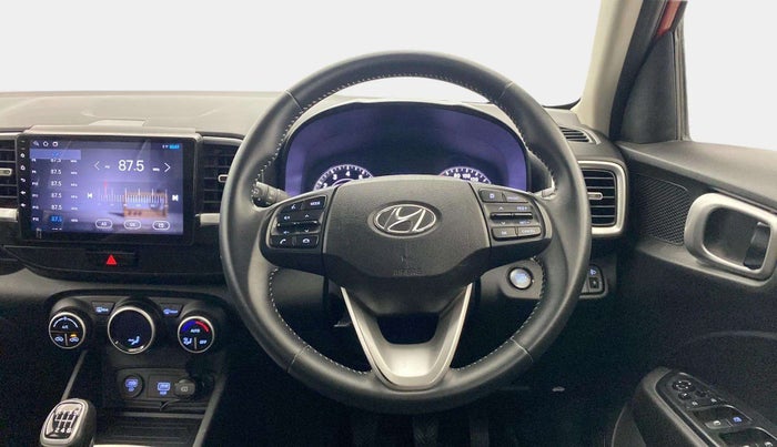 2019 Hyundai VENUE SX 1.0 (O) TURBO, Petrol, Manual, 23,790 km, Steering Wheel Close Up