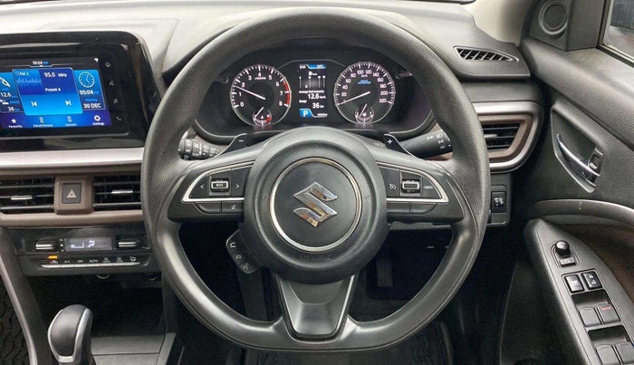 2023 Maruti BREZZA ZXI AT SMART HYBRID, Petrol, Automatic, 15,564 km, Steering Wheel Close Up