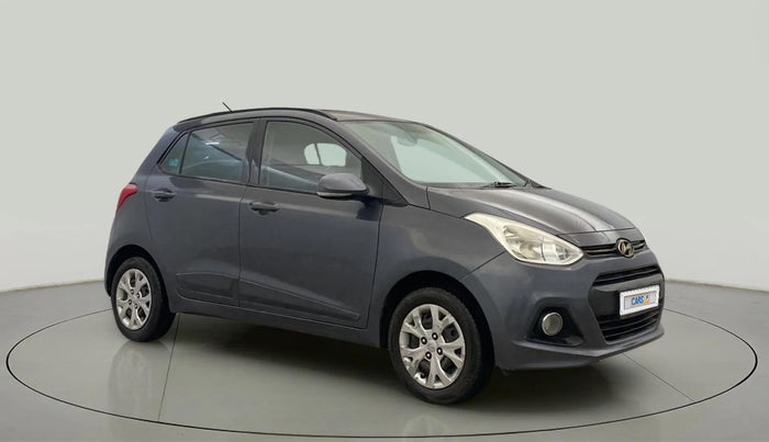 2017 Hyundai Grand i10 SPORTZ 1.2 KAPPA VTVT, Petrol, Manual, 51,237 km, Right Front Diagonal