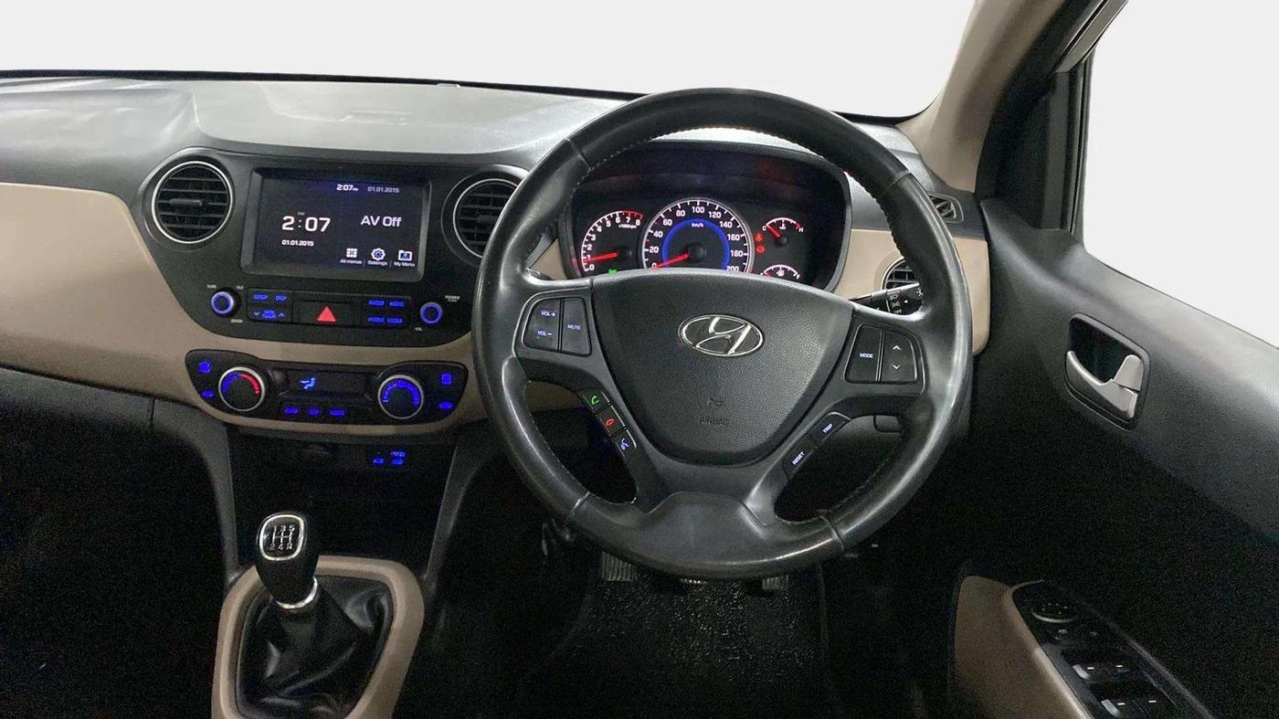 2017 Hyundai Grand i10 ASTA 1.2 KAPPA VTVT, Petrol, Manual, 38,148 km, Steering Wheel Close Up