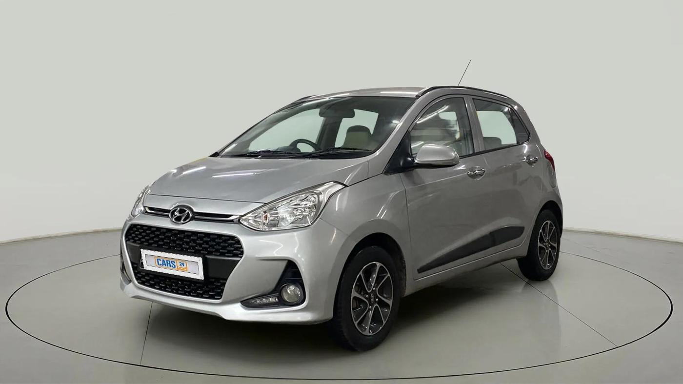 2017 Hyundai Grand i10 ASTA 1.2 KAPPA VTVT, Petrol, Manual, 38,148 km, Left Front Diagonal