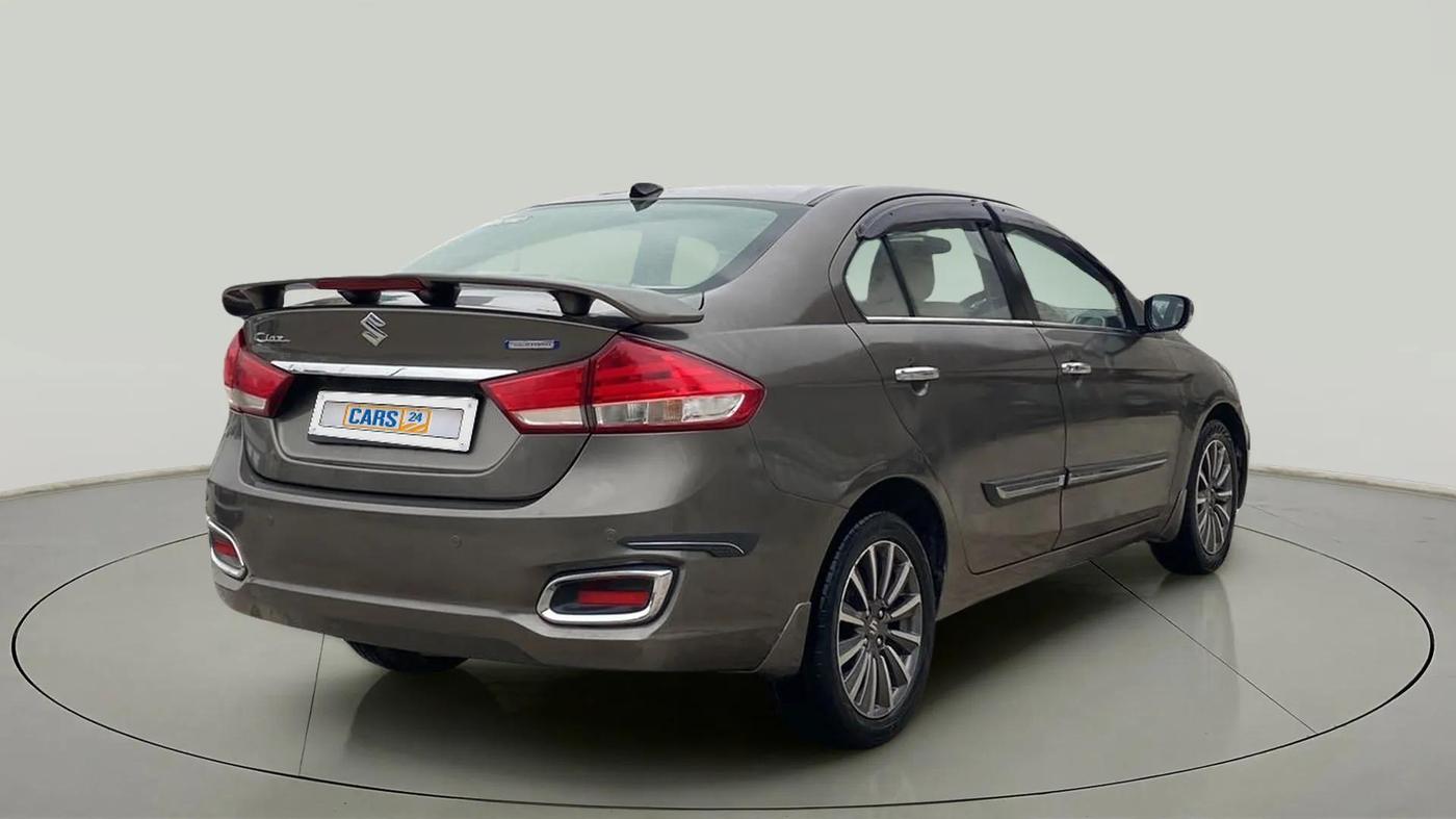 2018 Maruti Ciaz ALPHA 1.5 SHVS PETROL, Petrol, Manual, 75,402 km, Right Back Diagonal