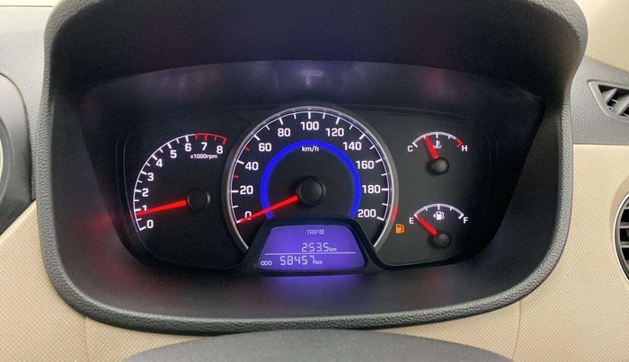 2016 Hyundai Grand i10 MAGNA 1.2 KAPPA VTVT, CNG, Manual, 58,415 km, Odometer Image