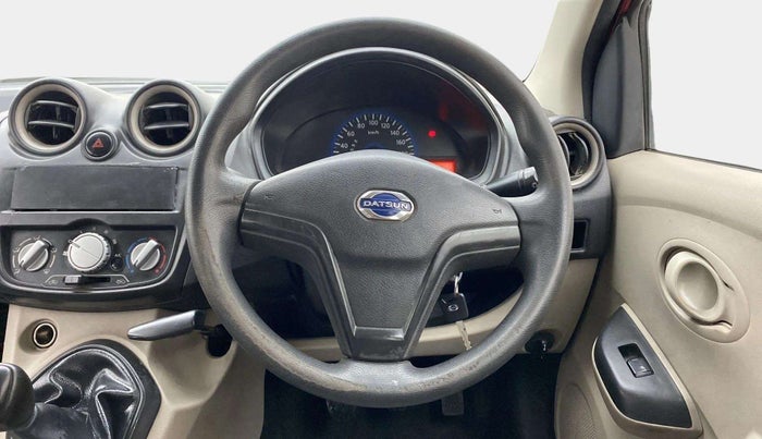 2017 Datsun Go Plus T, Petrol, Manual, 79,575 km, Steering Wheel Close Up