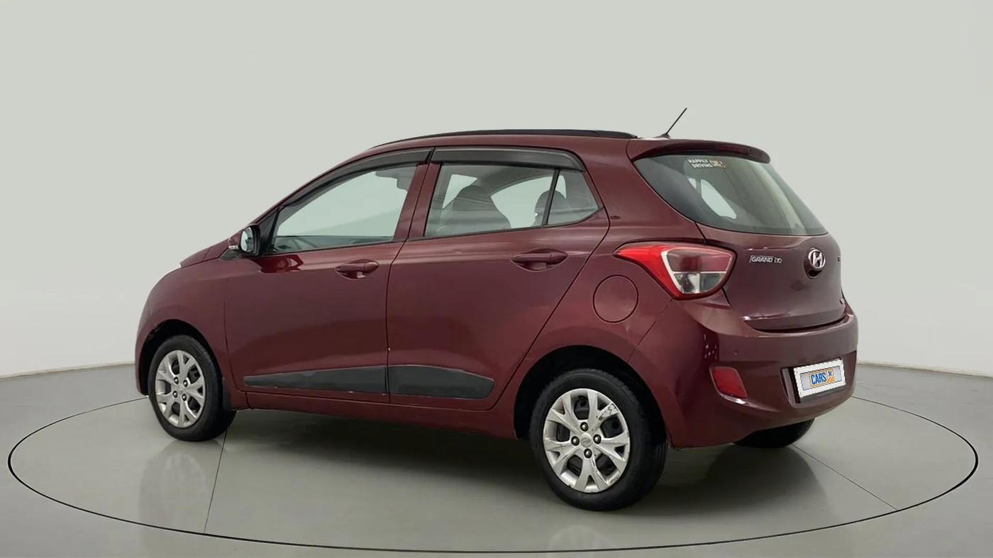 2015 Hyundai Grand i10 SPORTZ 1.2 KAPPA VTVT, Petrol, Manual, 28,806 km, Left Back Diagonal