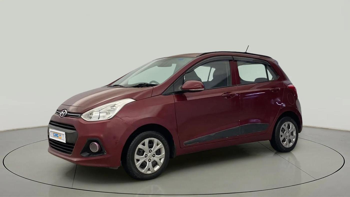 2015 Hyundai Grand i10 SPORTZ 1.2 KAPPA VTVT, Petrol, Manual, 28,806 km, Left Front Diagonal