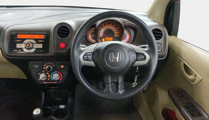 2013 Honda Brio S MT, Petrol, Manual, 12,220 km, Steering Wheel Close Up