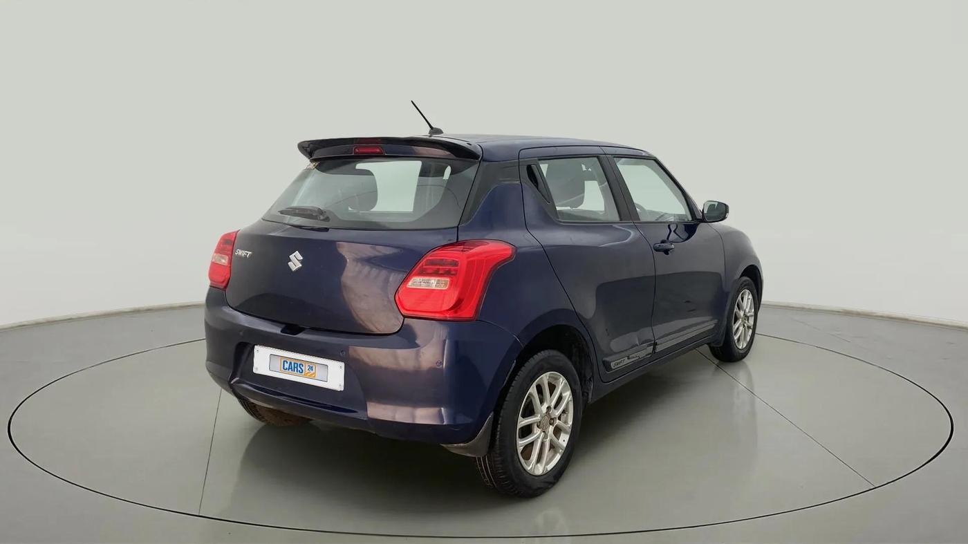 2019 Maruti Swift ZXI AMT, Petrol, Automatic, 22,282 km, Right Back Diagonal