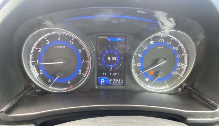 2017 Maruti Baleno ZETA CVT PETROL 1.2, Petrol, Automatic, 86,028 km, Instrument cluster - Glass has scratches