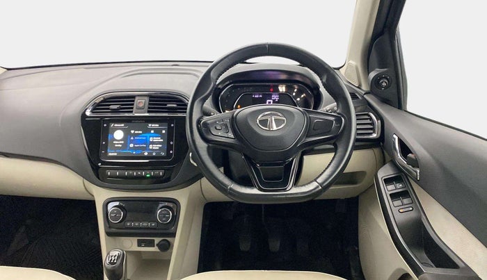 2023 Tata TIGOR XZ PLUS CNG LEATHERETTE PACK, CNG, Manual, 9,239 km, Steering Wheel Close Up