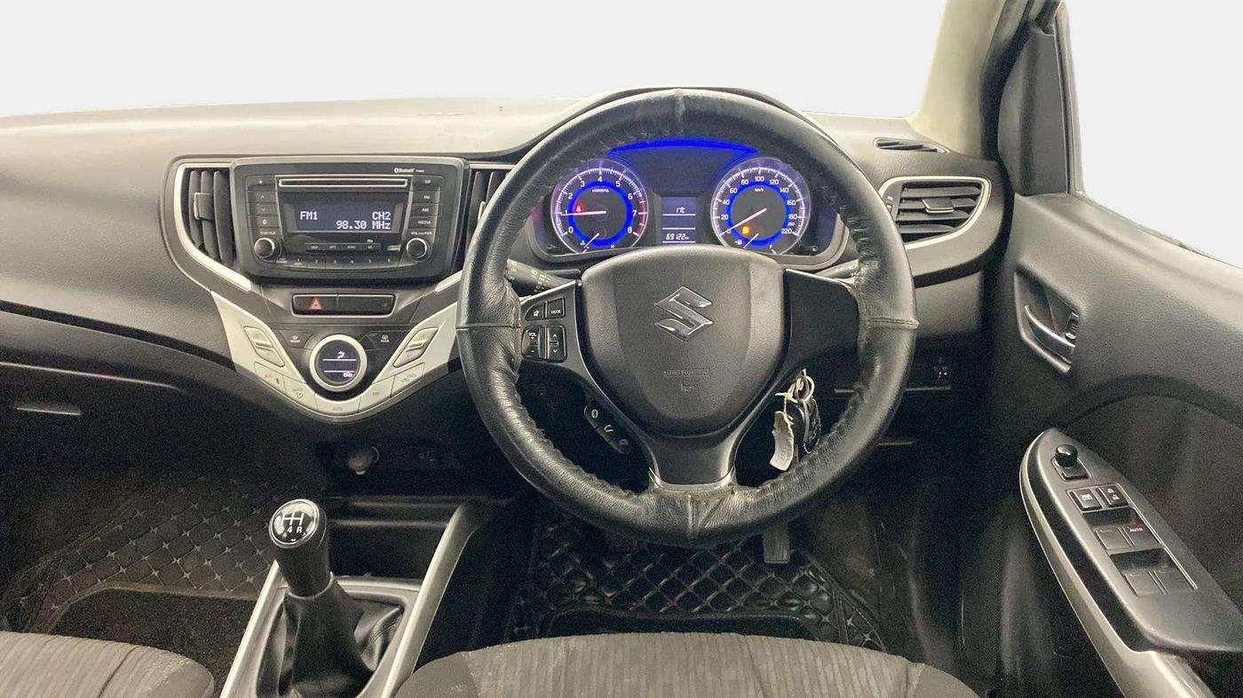 2016 Maruti Baleno DELTA PETROL 1.2, Petrol, Manual, 69,409 km, Steering Wheel Close Up