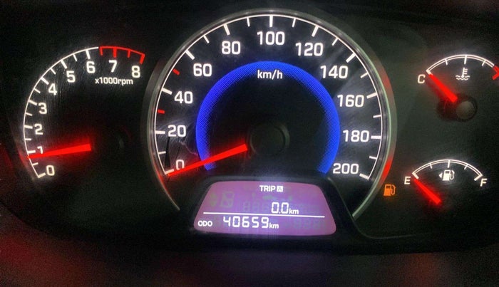 2015 Hyundai Grand i10 SPORTZ 1.2 KAPPA VTVT, Petrol, Manual, 40,682 km, Odometer Image