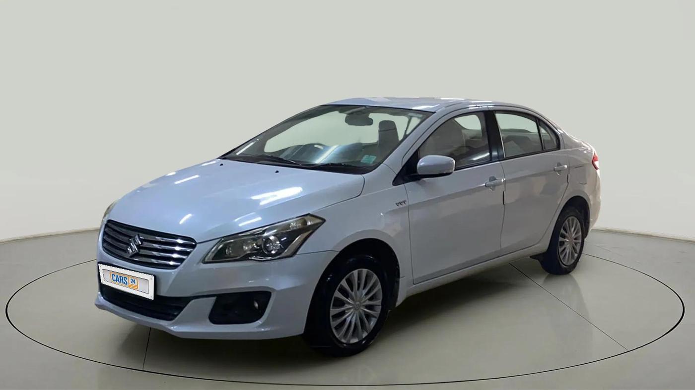 2016 Maruti Ciaz VXI+, Petrol, Manual, 49,488 km, Left Front Diagonal