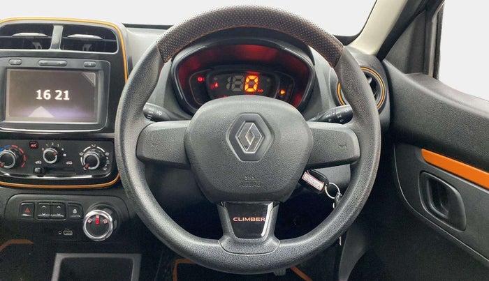 2019 Renault Kwid CLIMBER 1.0 AMT, Petrol, Automatic, 46,275 km, Steering Wheel Close Up