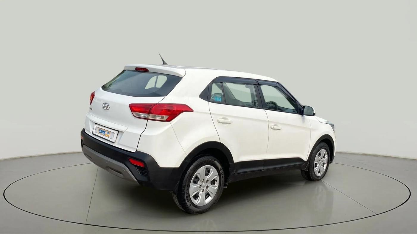 2019 Hyundai Creta E PLUS 1.6 PETROL, Petrol, Manual, 90,236 km, Right Back Diagonal