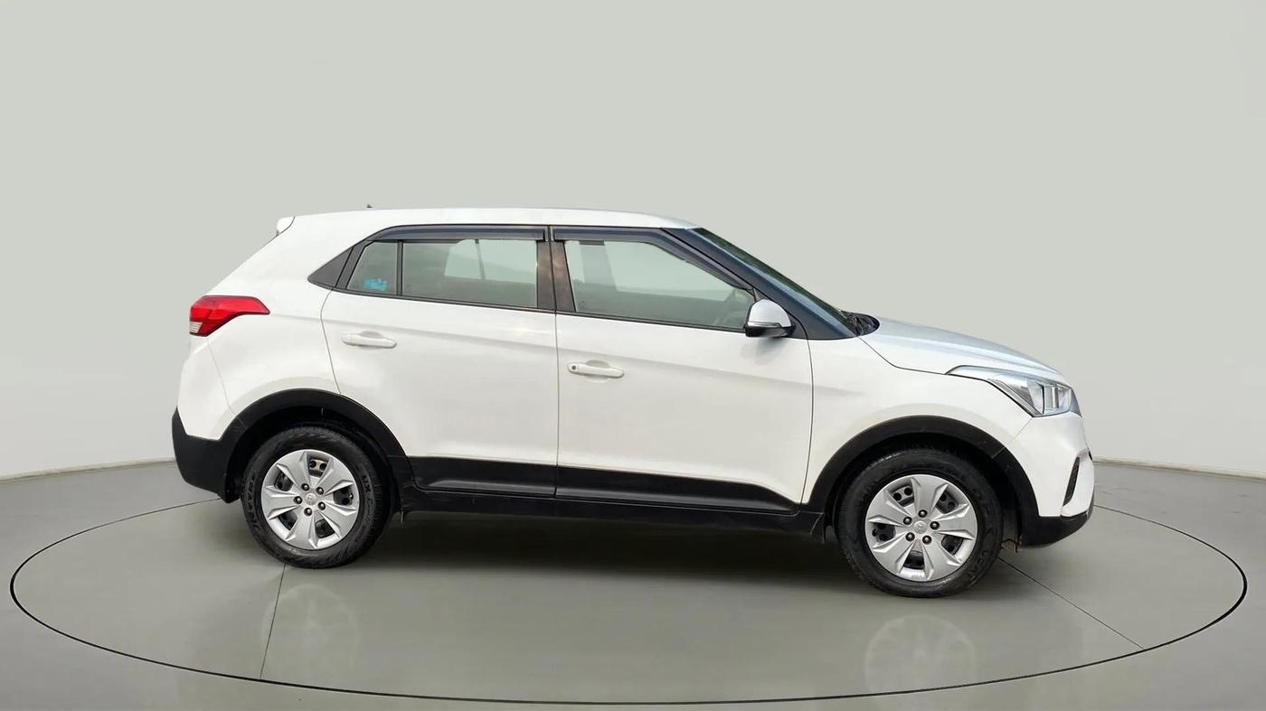 2019 Hyundai Creta E PLUS 1.6 PETROL, Petrol, Manual, 90,236 km, Right Side View