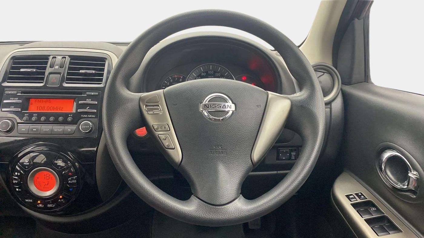 2017 Nissan Micra XV CVT, Petrol, Automatic, 21,194 km, Steering Wheel Close Up