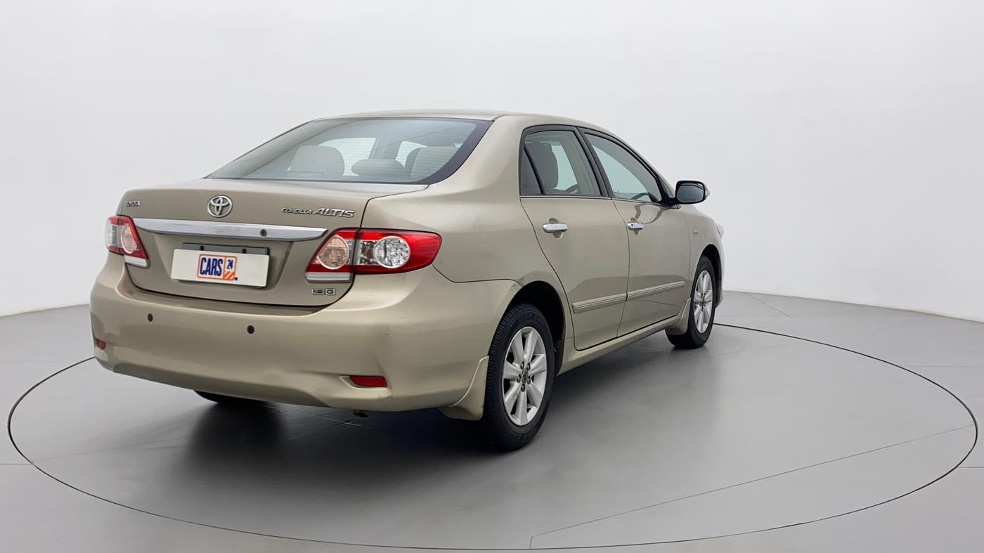 2011 Toyota Corolla Altis G PETROL, Petrol, Manual, 33,743 km, Right Back Diagonal