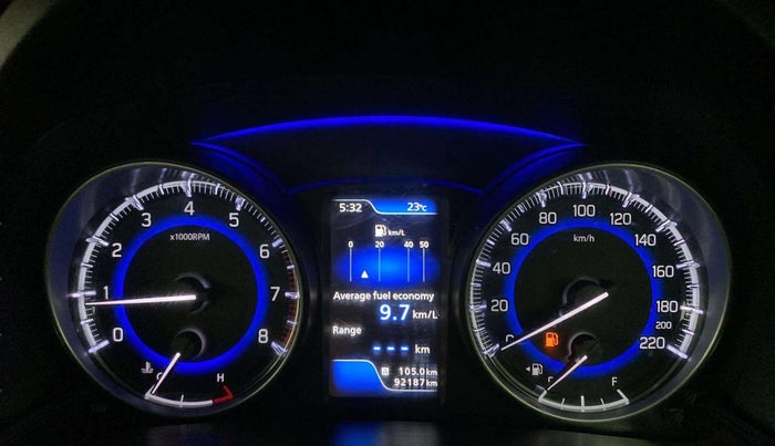 2017 Maruti Baleno ALPHA PETROL 1.2, Petrol, Manual, 92,148 km, Odometer Image