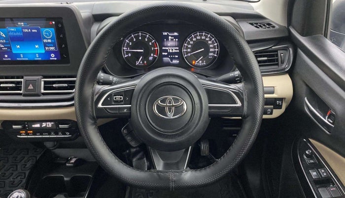 2023 Toyota Glanza G, Petrol, Manual, 30,529 km, Steering Wheel Close Up