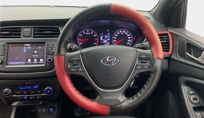 2018 Hyundai Elite i20 ASTA 1.2 DUAL TONE, Petrol, Manual, 37,849 km, Steering Wheel Close Up