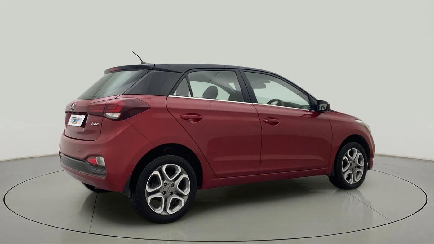 2018 Hyundai Elite i20 ASTA 1.2 DUAL TONE, Petrol, Manual, 37,925 km, Right Back Diagonal