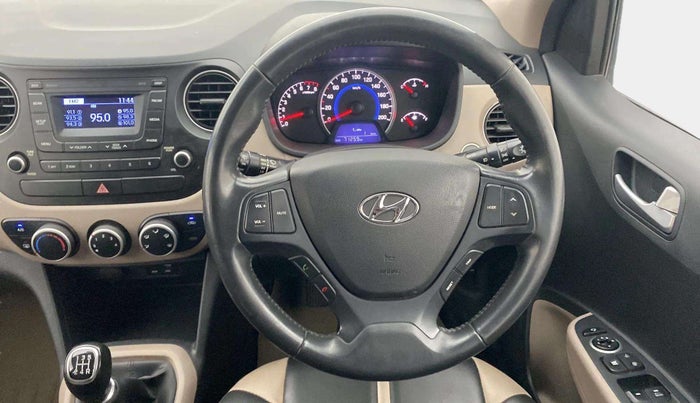 2016 Hyundai Grand i10 ASTA (O) 1.2 KAPPA VTVT, Petrol, Manual, 71,332 km, Steering Wheel Close Up