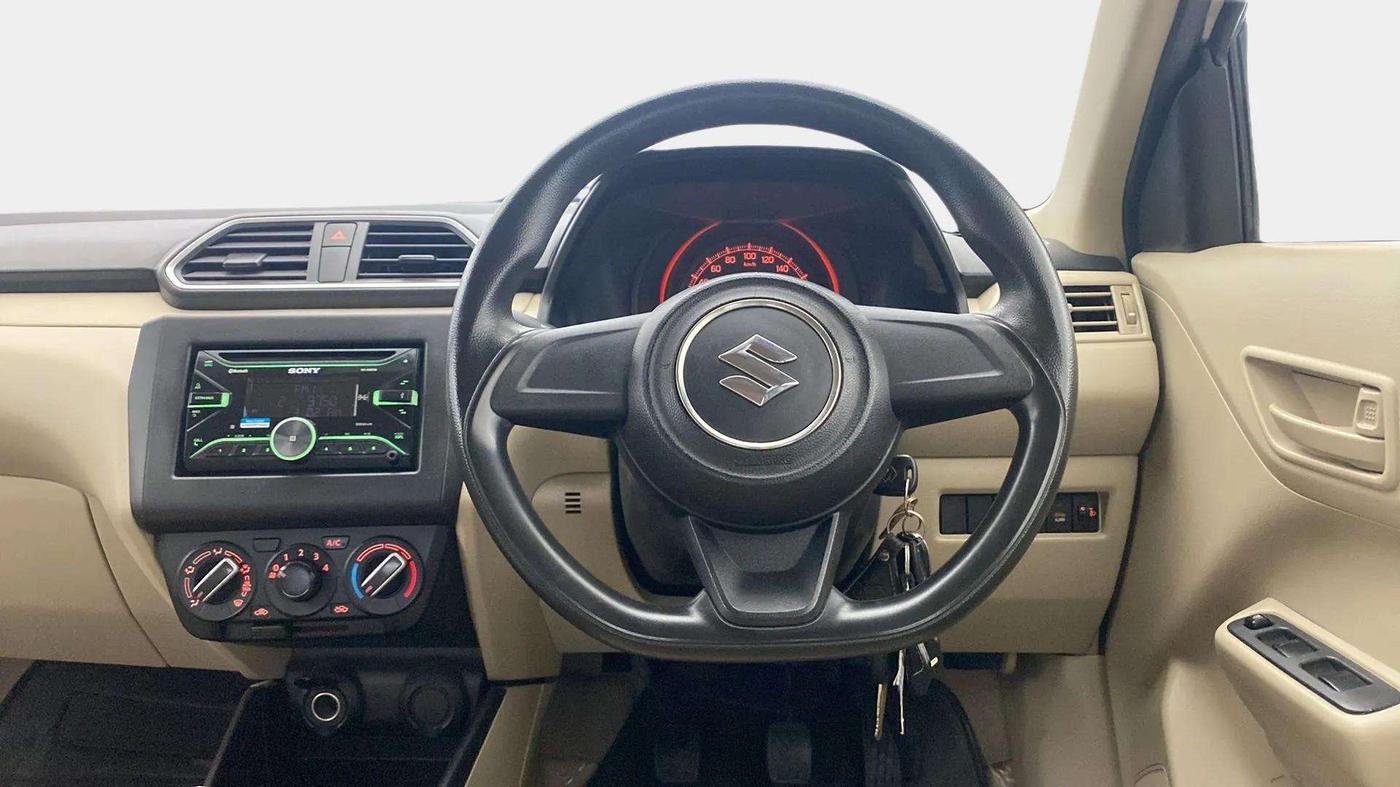 2019 Maruti Dzire LXI, Petrol, Manual, 7,473 km, Steering Wheel Close Up