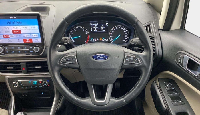 2019 Ford Ecosport TITANIUM + 1.5L PETROL, Petrol, Manual, 77,469 km, Steering Wheel Close Up