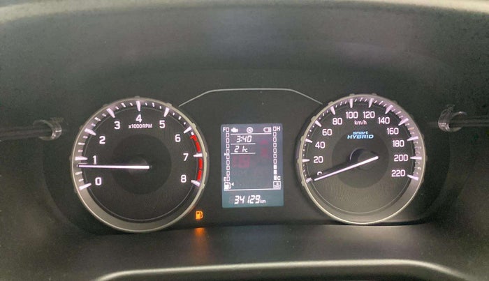 2022 Maruti BREZZA VXI SMART HYBRID, Petrol, Manual, 34,126 km, Odometer Image