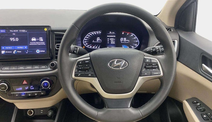 2021 Hyundai Verna SX 1.5 VTVT, Petrol, Manual, 16,862 km, Steering Wheel Close Up