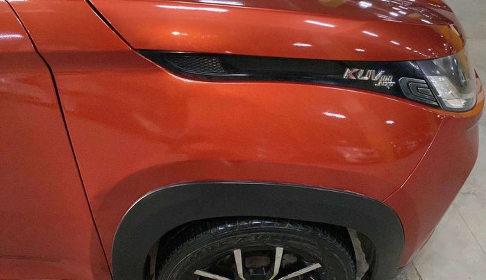 2018 Mahindra KUV 100 NXT K8 P 6 STR, Petrol, Manual, 43,413 km, Right fender - Minor scratches