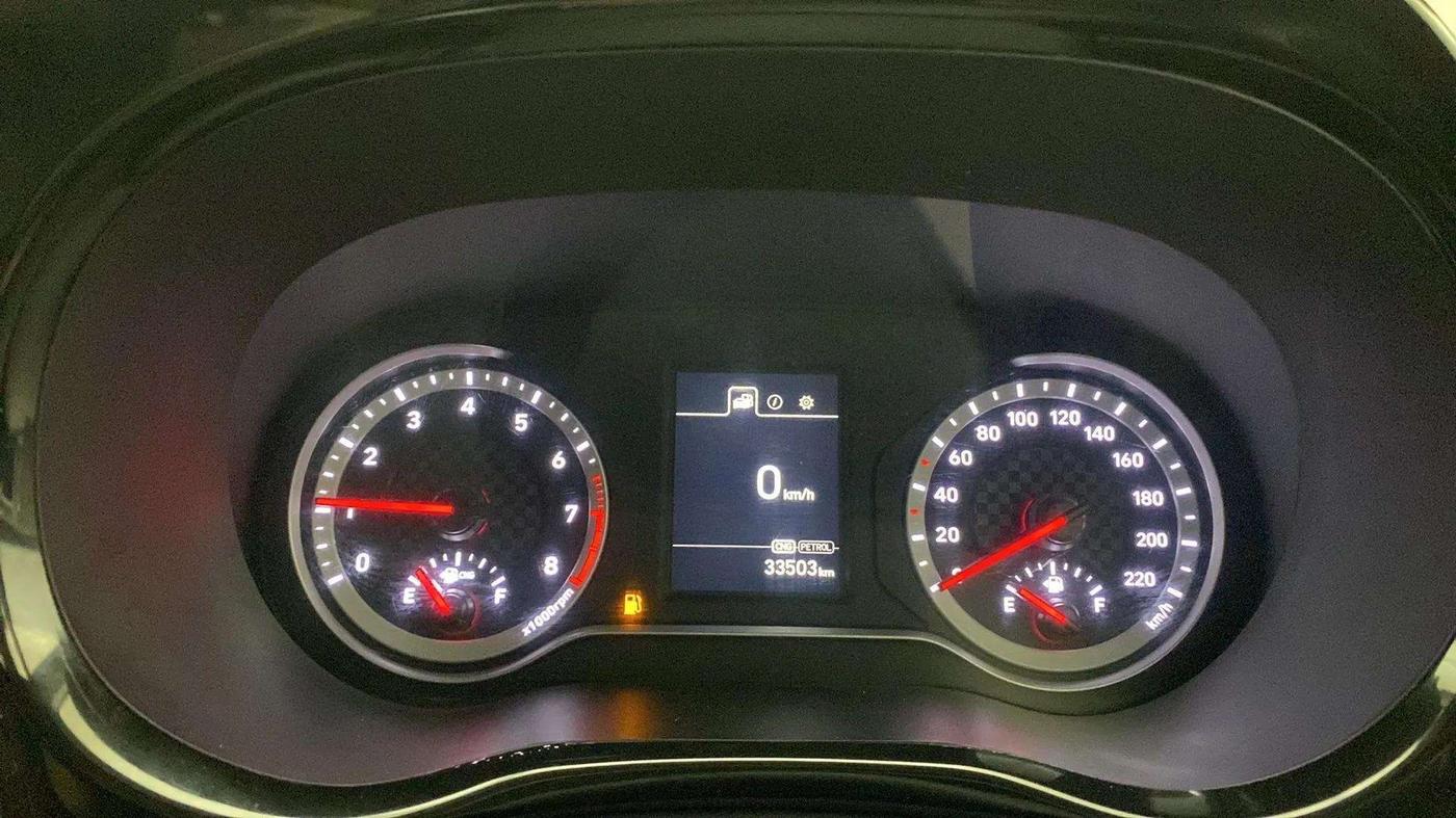 2023 Hyundai AURA SX 1.2 CNG, CNG, Manual, 33,699 km, Odometer Image