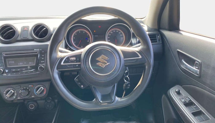 2019 Maruti Swift VXI, Petrol, Manual, 75,391 km, Steering Wheel Close Up