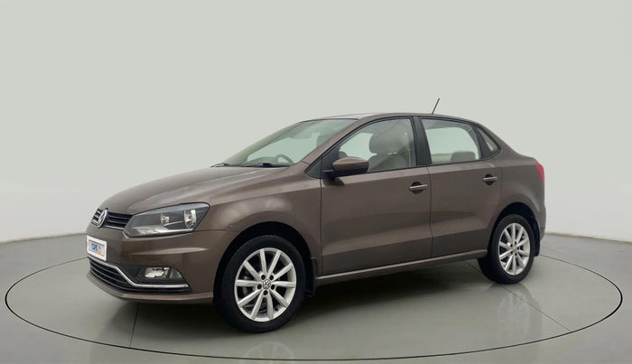 2017 Volkswagen Ameo HIGHLINE PLUS 1.5L AT 16 ALLOY, Diesel, Automatic, 30,160 km, Left Front Diagonal