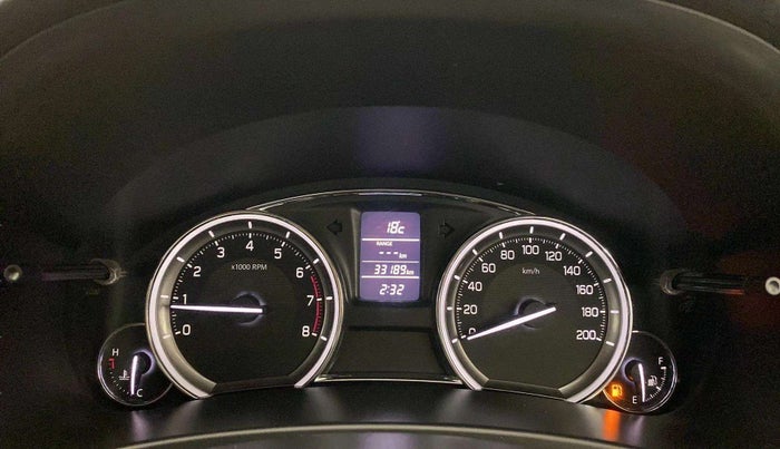 2018 Maruti Ciaz DELTA 1.4 MT PETROL, Petrol, Manual, 33,254 km, Odometer Image