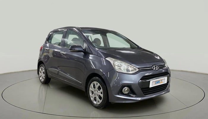 2014 Hyundai Grand i10 SPORTZ 1.2 KAPPA VTVT, Petrol, Manual, 13,976 km, Right Front Diagonal