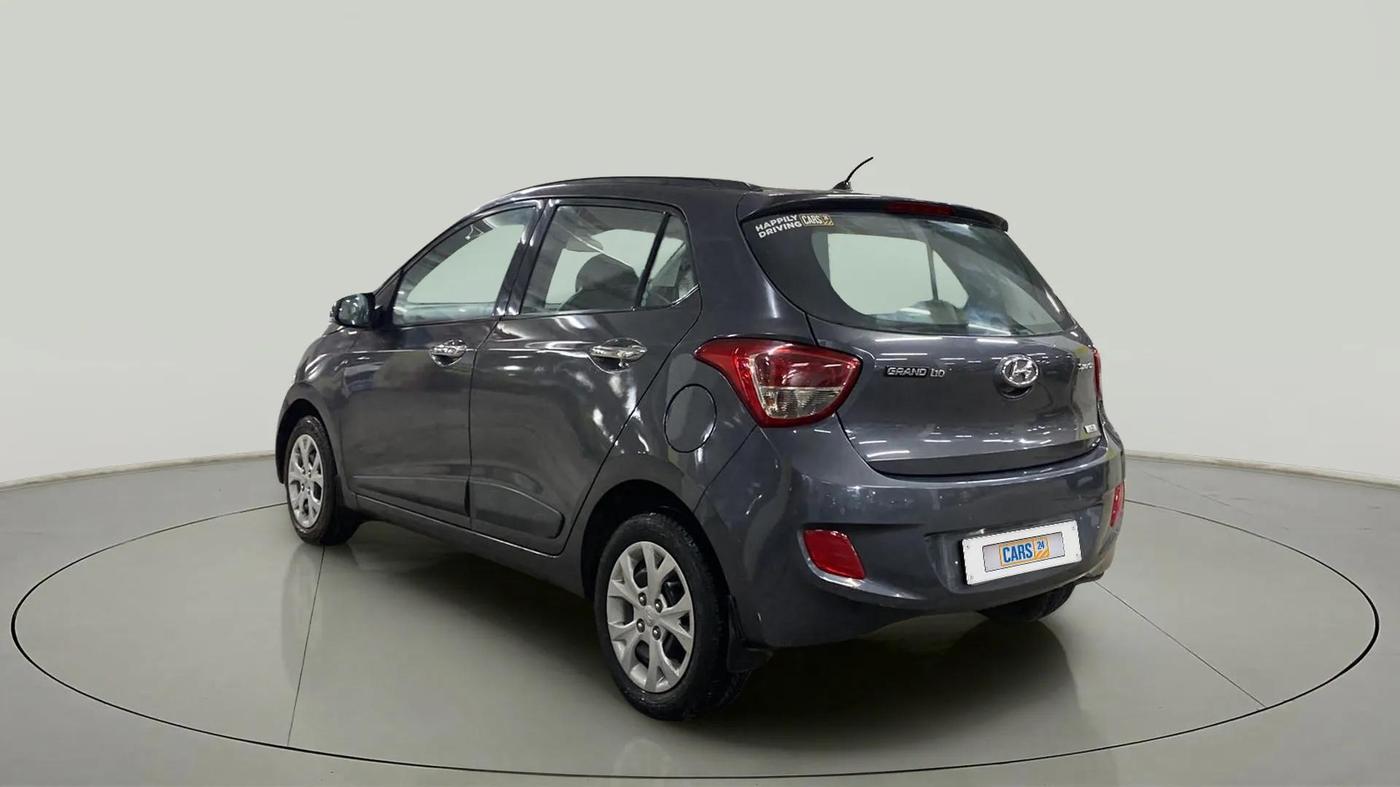2014 Hyundai Grand i10 SPORTZ 1.2 KAPPA VTVT, Petrol, Manual, 13,976 km, Left Back Diagonal