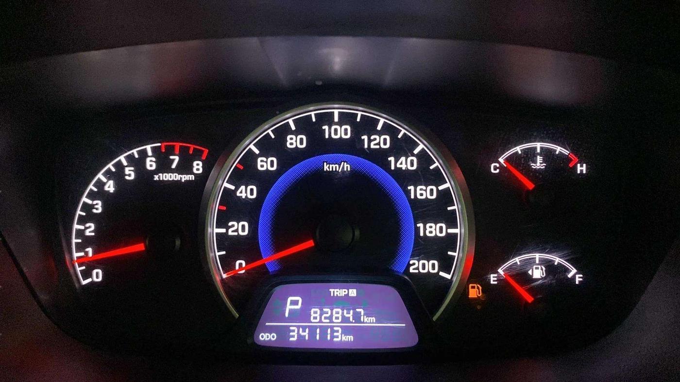 2017 Hyundai Grand i10 MAGNA AT 1.2 KAPPA VTVT, Petrol, Automatic, 34,149 km, Odometer Image