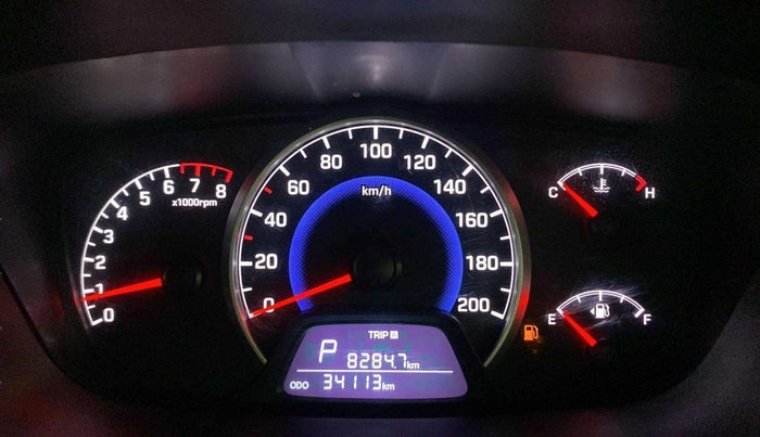 2017 Hyundai Grand i10 MAGNA AT 1.2 KAPPA VTVT, Petrol, Automatic, 34,149 km, Odometer Image